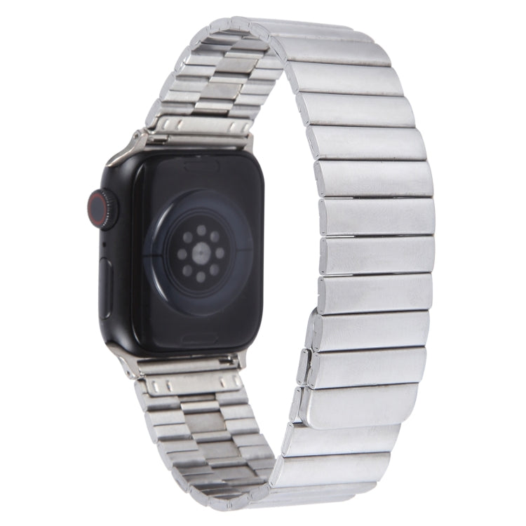 For Apple Watch SE 40mm Bamboo Stainless Steel Magnetic Watch Band(Sliver) - free shipping - PMC TechLife - Order now!
