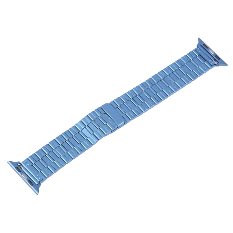 For Apple Watch Series 3 42mm Bamboo Stainless Steel Magnetic Watch Band(Blue) - free shipping - PMC TechLife - Order now!