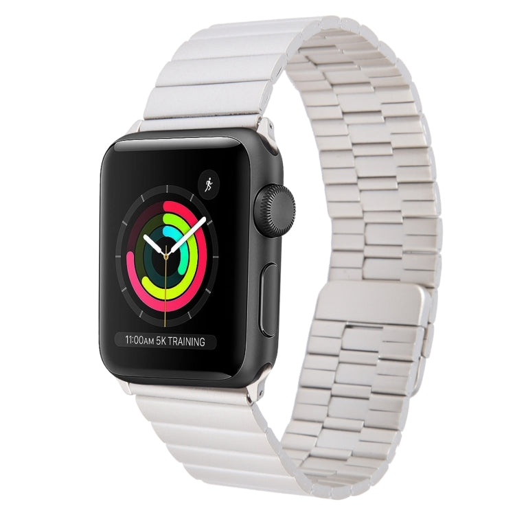 For Apple Watch Series 2 38mm Bamboo Stainless Steel Magnetic Watch Band(Starlight) - free shipping - PMC TechLife - Order now!