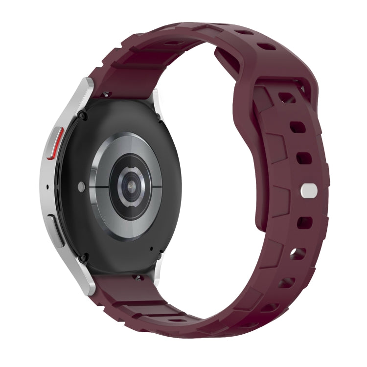 18mm Armor Silicone Watch Band(Wine Red) - free shipping - PMC TechLife - Order now!