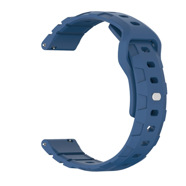18mm Armor Silicone Watch Band(Dark Blue) - 18mm Bands by PMC TechLife | Online Shopping South Africa | PMC TechLife | Buy Now Pay Later Mobicred