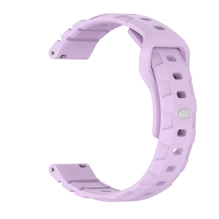 22mm Armor Silicone Watch Band(Purple) - 22mm Bands by PMC TechLife | Online Shopping South Africa | PMC TechLife