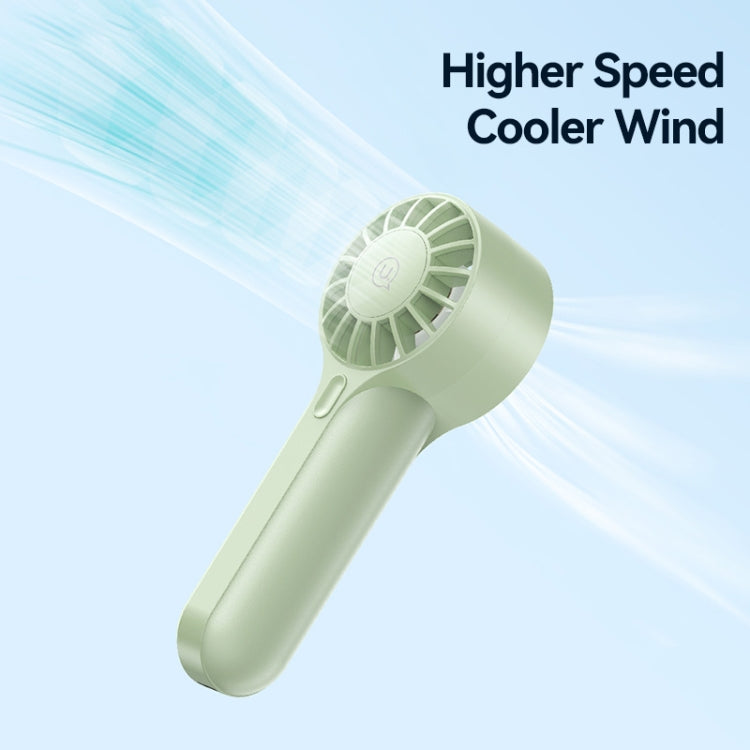 USAMS ZB288 Portable Type-C Rechargeable High Speed Handheld Mini Fan(Beige) - Electric Fans by USAMS | Online Shopping South Africa | PMC TechLife | Buy Now Pay Later Mobicred