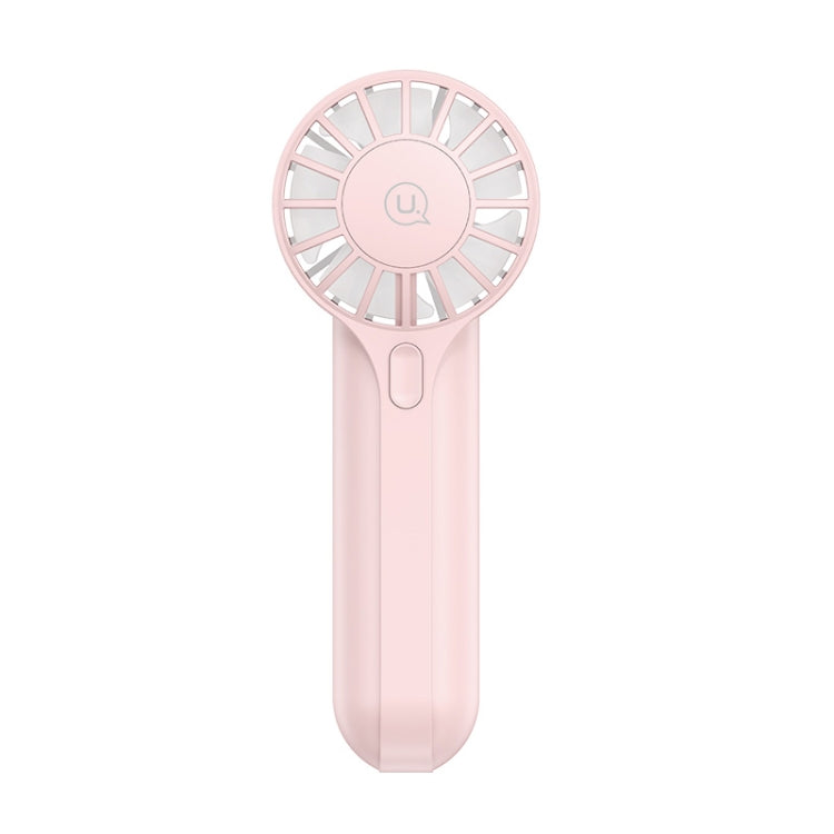 USAMS ZB288 Portable Type-C Rechargeable High Speed Handheld Mini Fan(Pink) - Electric Fans by USAMS | Online Shopping South Africa | PMC TechLife | Buy Now Pay Later Mobicred