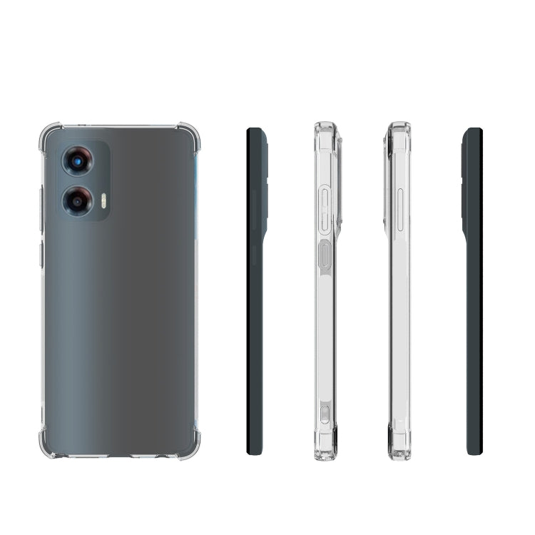 For Motorola Moto G Stylus 5G 2024 Shockproof Non-slip Thickening TPU Phone Case(Transparent) - Motorola Cases by PMC Jewellery | Online Shopping South Africa | PMC Jewellery | Buy Now Pay Later Mobicred