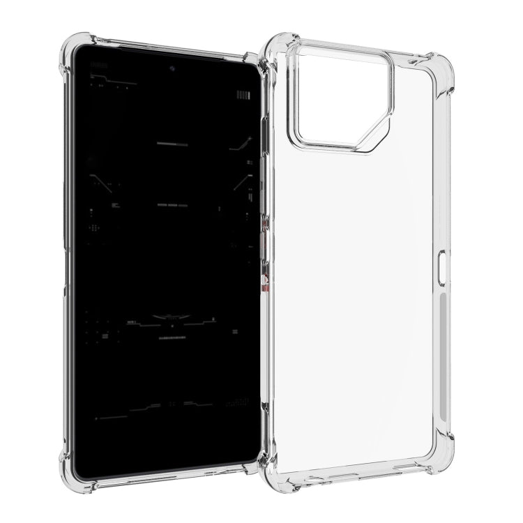 For Asus ROG Phone 8 Shockproof Non-slip Thickening TPU Phone Case(Transparent) - ASUS Cases by PMC TechLife | Online Shopping South Africa | PMC TechLife