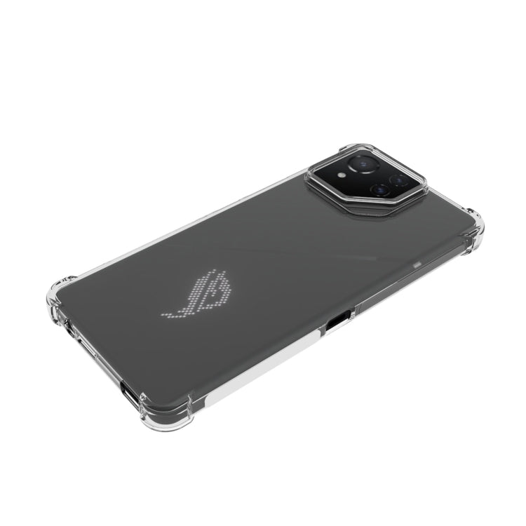 For Asus ROG Phone 8 Shockproof Non-slip Thickening TPU Phone Case(Transparent) - ASUS Cases by PMC TechLife | Online Shopping South Africa | PMC TechLife