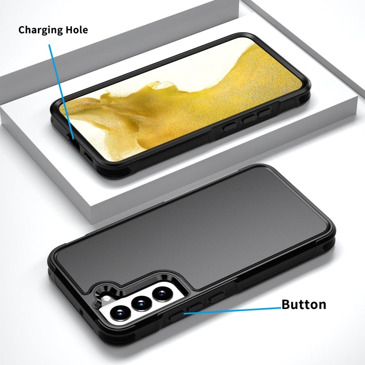 For Samsung Galaxy S22+ 5G RedPepper Armor PC Hybrid TPU Phone Case(Black) - Galaxy S22+ 5G Cases by RedPepper | Online Shopping South Africa | PMc TechLife | Buy Now Pay Later Mobicred