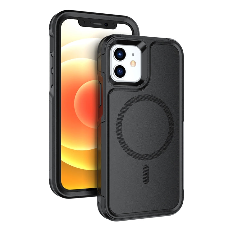 For iPhone 12 / 12 Pro RedPepper Armor Magsafe PC Hybrid TPU Phone Case(Black) - free shipping - PMc TechLife - Order now!