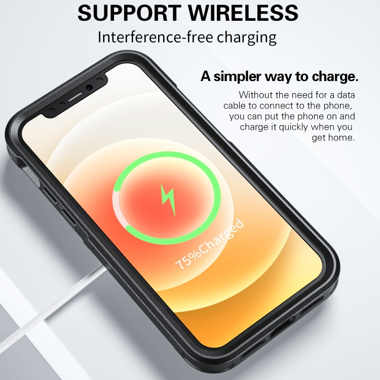 For iPhone 12 / 12 Pro RedPepper Armor Magsafe PC Hybrid TPU Phone Case(Black) - free shipping - PMc TechLife - Order now!