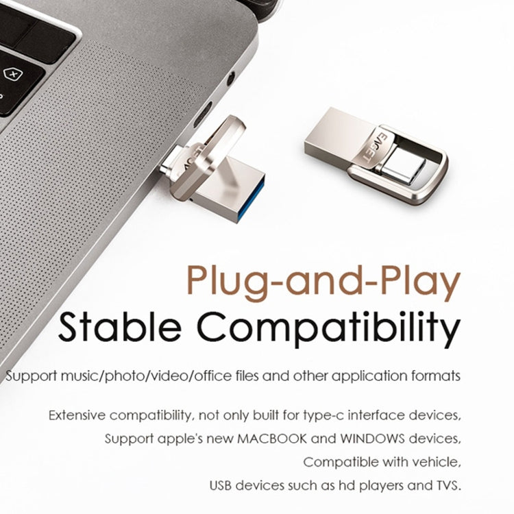 EAGET 64G USB 3.1 + Type-C / USB-C  Interface Metal Twister Flash U Disk, with Micro USB OTG Adapter - free shipping - PMC Jewellery - Order now!