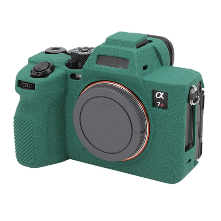 For Sony ILCE7RM5 / A7R5 Litchi Texture Soft Silicone Protective Case(Green) - free shipping - PMC TechLife - Order now!