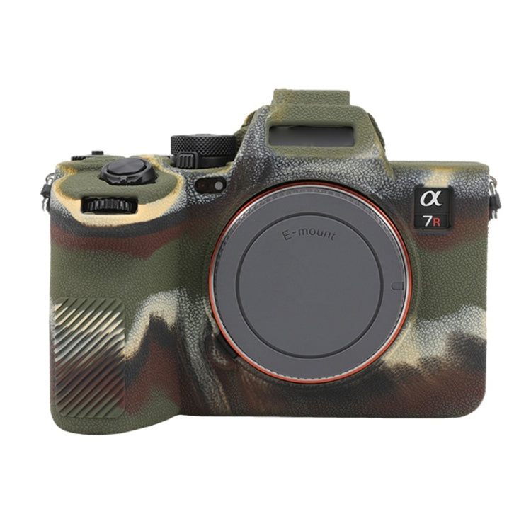 For Sony ILCE7RM5 / A7R5 Litchi Texture Soft Silicone Protective Case(Camouflage) - Protective Case by PMC TechLife | Online Shopping South Africa | PMC TechLife | Buy Now Pay Later Mobicred