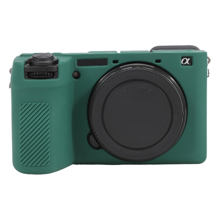 For Sony ILCE-6700 / A6700 Glossy Soft Silicone Protective Case(Green) - Protective Case by PMC TechLife | Online Shopping South Africa | PMC TechLife | Buy Now Pay Later Mobicred