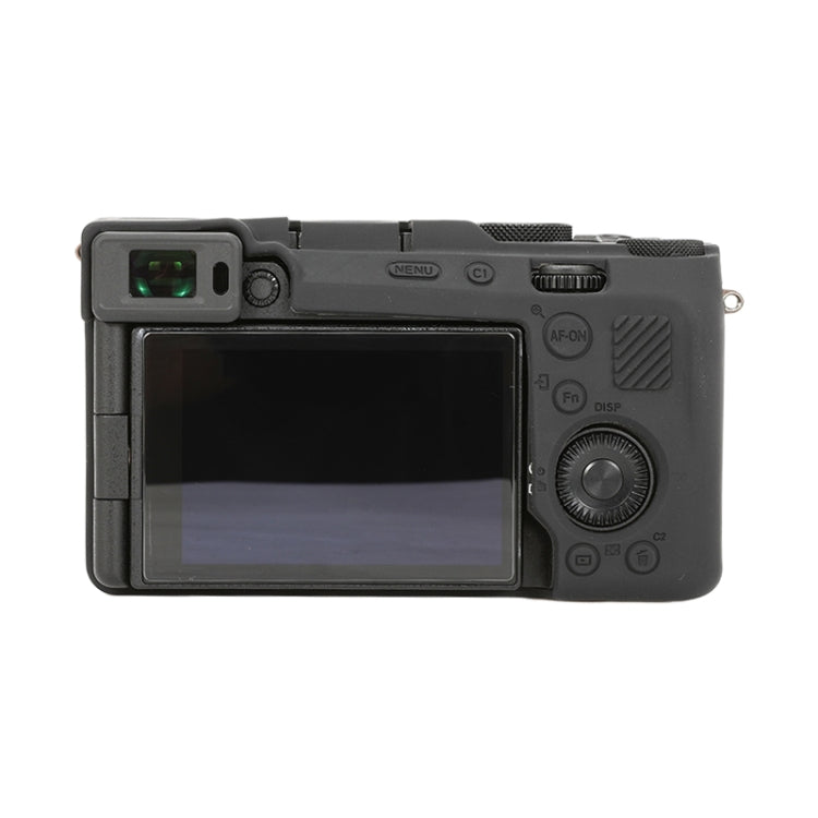 For Sony ILCE-7CM2 / A7C II / A7CR Glossy Soft Silicone Protective Case(Black) - Protective Case by PMC TechLife | Online Shopping South Africa | PMC TechLife | Buy Now Pay Later Mobicred