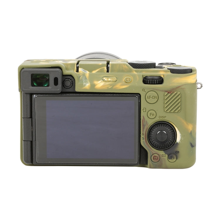 For Sony ILCE-7CM2 / A7C II / A7CR Glossy Soft Silicone Protective Case(Camouflage) - Protective Case by PMC TechLife | Online Shopping South Africa | PMC TechLife | Buy Now Pay Later Mobicred
