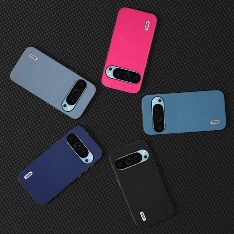 For Google Pixel 9 ABEEL Arashi Texture PU Phone Case(Curtain Blue) - Google Cases by PMC TechLife | Online Shopping South Africa | PMC TechLife | Buy Now Pay Later Mobicred
