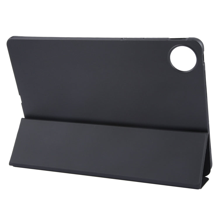 For Huawei MatePad Pro 11 2022/2024 Tri-fold Silicone Leather Tablet Case(Black) - Huawei by PMC Jewellery | Online Shopping South Africa | PMC Jewellery | Buy Now Pay Later Mobicred