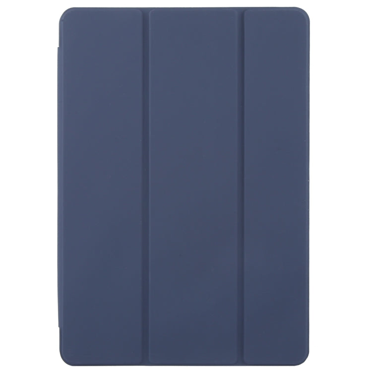 For Huawei MatePad Pro 11 2022/2024 Tri-fold Silicone Leather Tablet Case(Dark Blue) - Huawei by PMC Jewellery | Online Shopping South Africa | PMC Jewellery | Buy Now Pay Later Mobicred