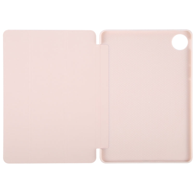 For Huawei MatePad Pro 11 2022/2024 Tri-fold Silicone Leather Tablet Case(Pink) - Huawei by PMC Jewellery | Online Shopping South Africa | PMC Jewellery | Buy Now Pay Later Mobicred