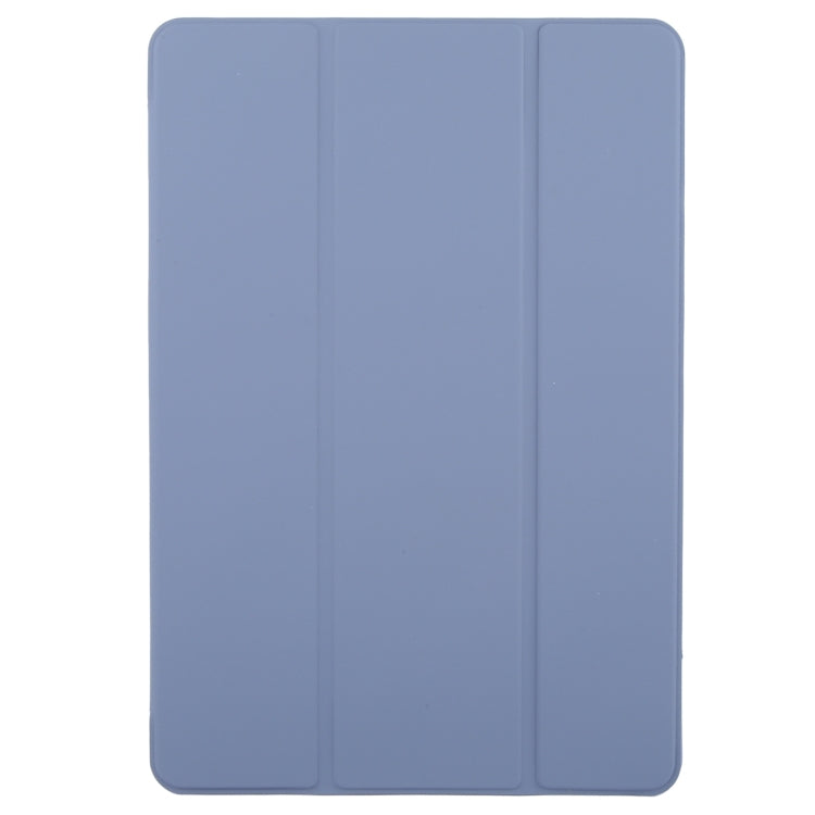 For Huawei MatePad Pro 11 2022/2024 Tri-fold Silicone Leather Tablet Case(Lavender) - Huawei by PMC Jewellery | Online Shopping South Africa | PMC Jewellery | Buy Now Pay Later Mobicred