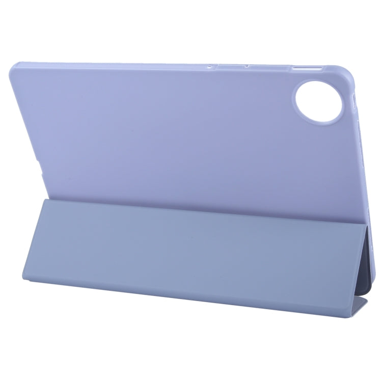 For Huawei MatePad Pro 11 2022/2024 Tri-fold Silicone Leather Tablet Case(Lavender) - Huawei by PMC Jewellery | Online Shopping South Africa | PMC Jewellery | Buy Now Pay Later Mobicred