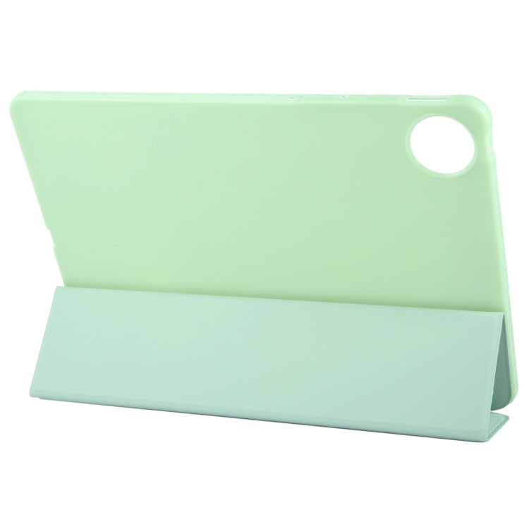 For Huawei MatePad Pro 11 2022/2024 Tri-fold Silicone Leather Tablet Case(Green) - Huawei by PMC Jewellery | Online Shopping South Africa | PMC Jewellery | Buy Now Pay Later Mobicred
