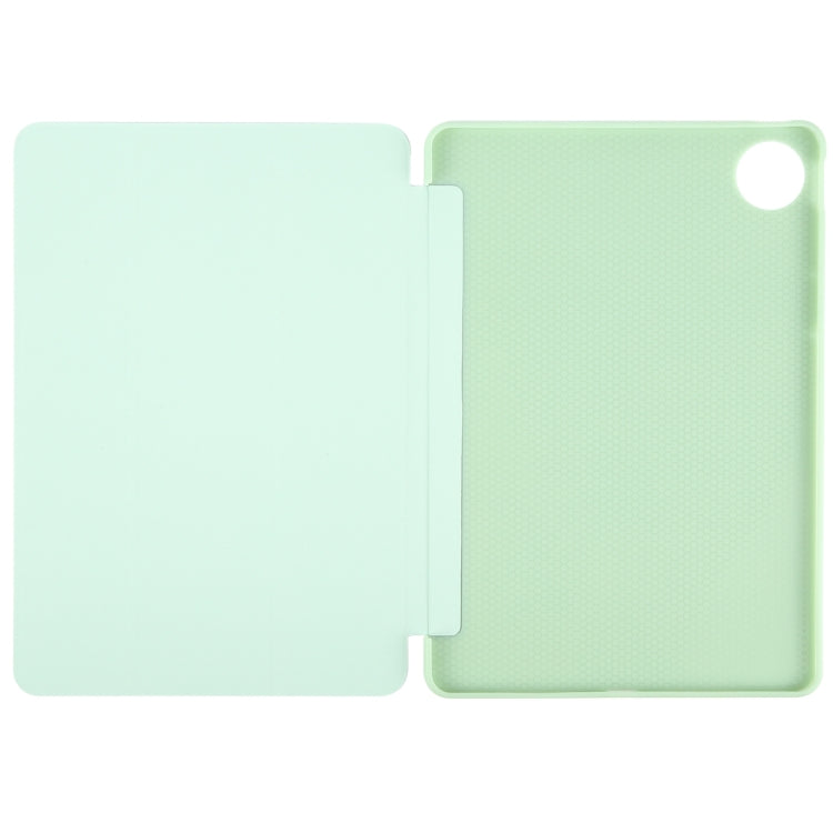 For Huawei MatePad Pro 11 2022/2024 Tri-fold Silicone Leather Tablet Case(Green) - Huawei by PMC Jewellery | Online Shopping South Africa | PMC Jewellery | Buy Now Pay Later Mobicred