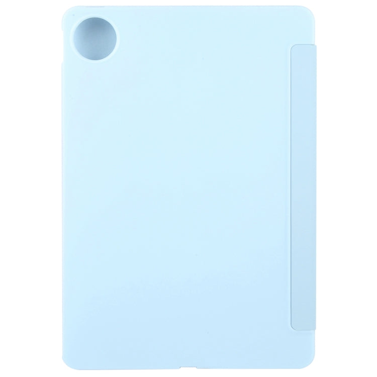For Huawei MatePad Pro 11 2022/2024 Tri-fold Silicone Leather Tablet Case(Ice Blue) - Huawei by PMC Jewellery | Online Shopping South Africa | PMC Jewellery | Buy Now Pay Later Mobicred