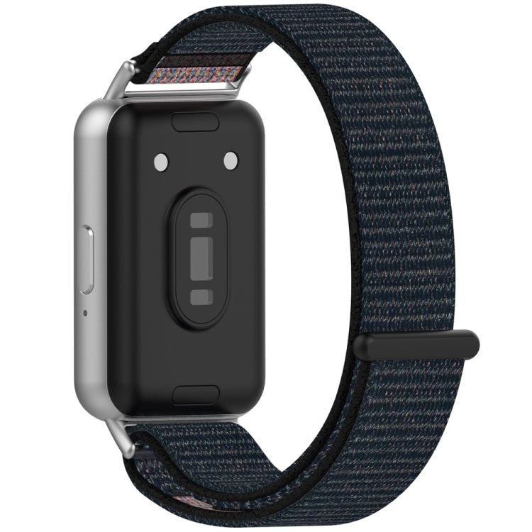 For Samsung Galaxy Fit 3 Nylon Loop Hook and Loop Fastener Watch Band(Official Black) - free shipping - PMC TechLife - Order now!