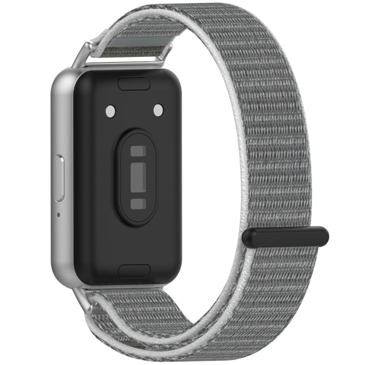 For Samsung Galaxy Fit 3 Nylon Loop Hook and Loop Fastener Watch Band(Seashell) - Watch Bands by PMC TechLife | Online Shopping South Africa | PMC TechLife