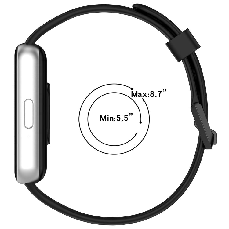 For Samsung Galaxy Fit 3 Hole Style Dual Buckle Silicone Watch Band(Midnight Blue) - Watch Bands by PMC TechLife | Online Shopping South Africa | PMC TechLife