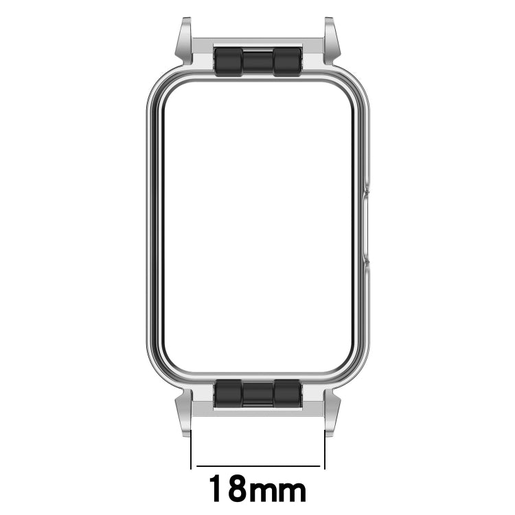 For Samsung Galaxy Fit 3 18mm Metal Frame Watch Protective Case(Gold) - Watch Cases by PMC TechLife | Online Shopping South Africa | PMC TechLife
