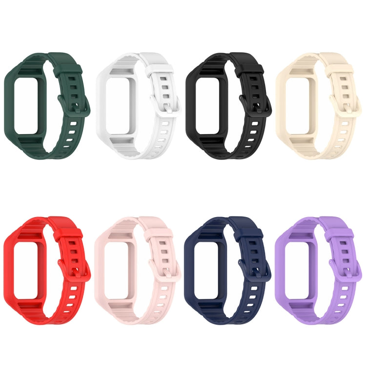 For Honor Band 9 Armor Integrated Silicone Watch Band(Midnight Blue) - Watch Bands by PMC TechLife | Online Shopping South Africa | PMC TechLife