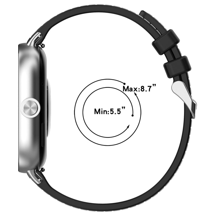 For Xiaomi Mi Band 8 Pro / Redmi Watch 4 Ordinary Buckle Hybrid Nylon Braid Silicone Watch Band(Green) - Watch Bands by PMC TechLife | Online Shopping South Africa | PMC TechLife
