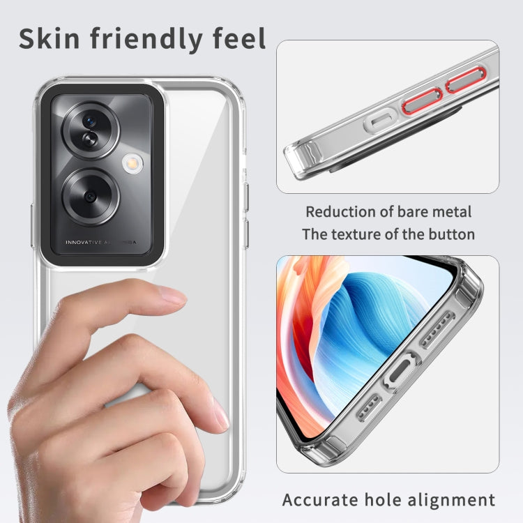 For OPPO A79 5G Global/A2 5G Transparent Acrylic + TPU Shockproof Phone Case(Transparent) - OPPO Cases by PMC TechLife | Online Shopping South Africa | PMC TechLife | Buy Now Pay Later Mobicred