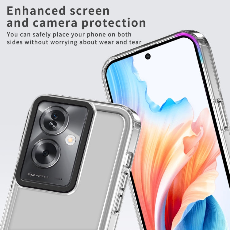 For OPPO A79 5G Global/A2 5G Transparent Acrylic + TPU Shockproof Phone Case(Transparent) - OPPO Cases by PMC TechLife | Online Shopping South Africa | PMC TechLife | Buy Now Pay Later Mobicred