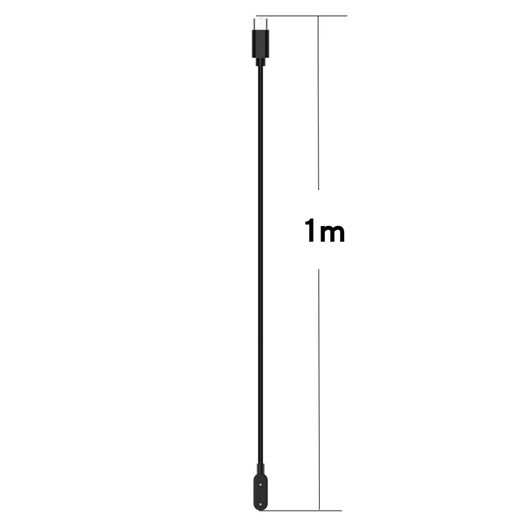 For Huawei Band 9 / 9 NFC USB-C / Type-C Port Smart Watch Charging Cable(Black) - Charger by PMC TechLife | Online Shopping South Africa | PMC TechLife