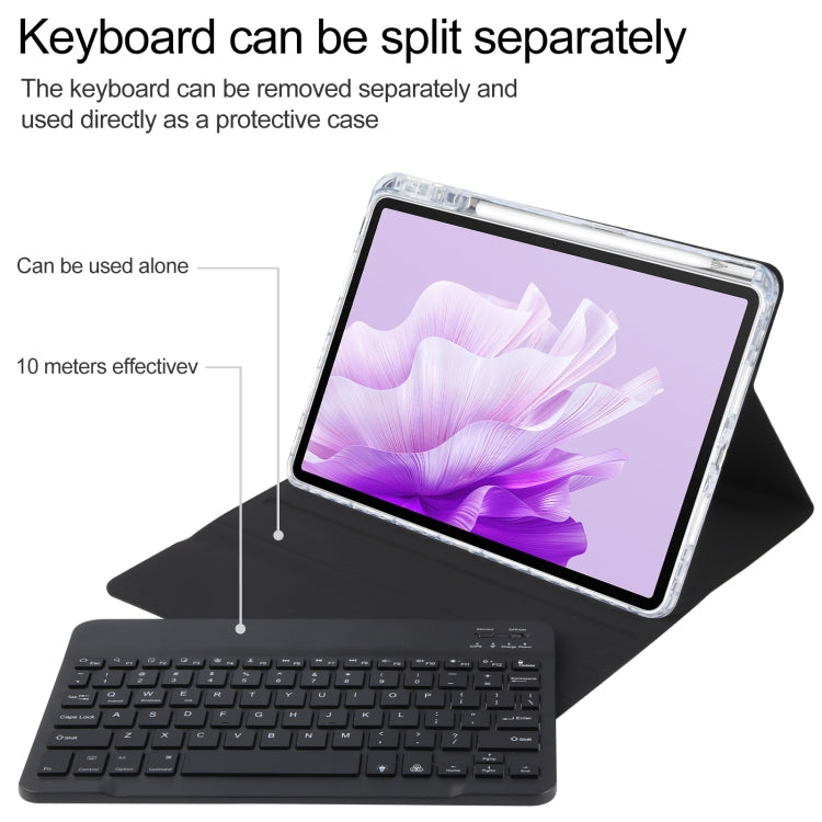 For Huawei MatePad Air 11.5 Square Button Backlight Bluetooth Keyboard Rotatable Holder Leather Case(Black) - free shipping - PMC TechLife - Order now!