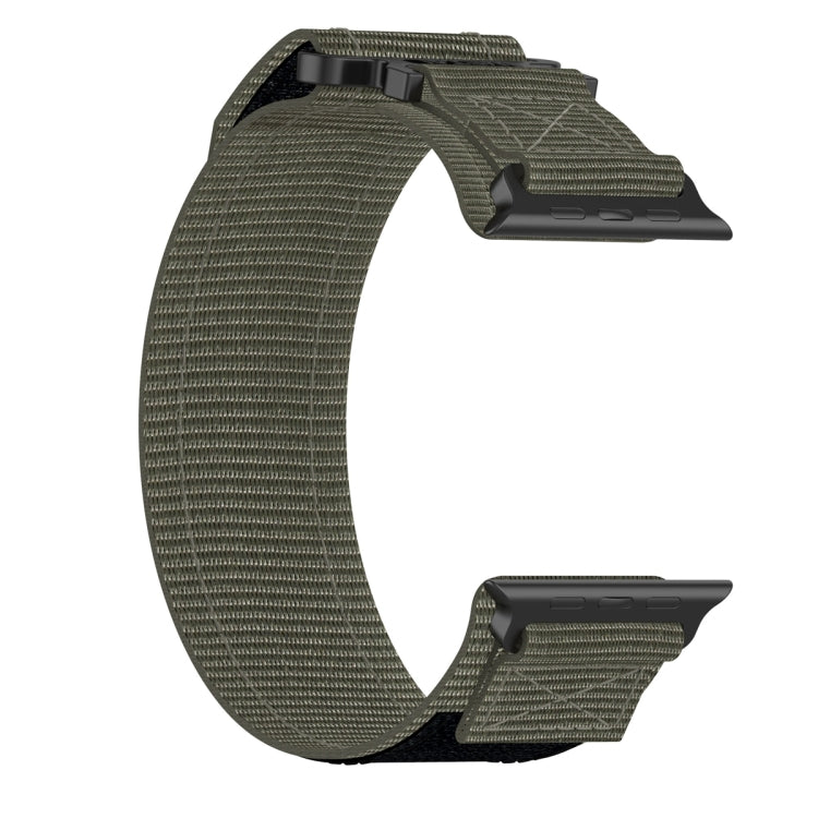 For Apple Watch Series 6 40mm Nylon Hook And Loop Fastener Watch Band(Grey) - Watch Bands by PMC TechLife | Online Shopping South Africa | PMC TechLife | Buy Now Pay Later Mobicred