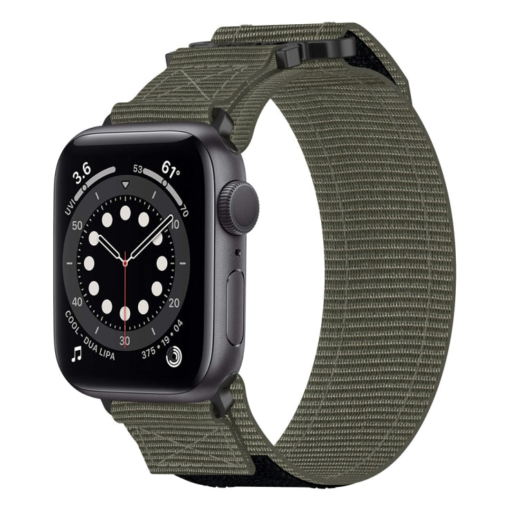 For Apple Watch Series 6 44mm Nylon Hook And Loop Fastener Watch Band(Grey) - free shipping - PMC TechLife - Order now!