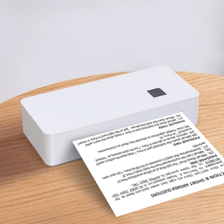 A4 mini Portable Bluetooth HD Thermal Printer for Home Office Study(EU Plug) - Printer by PMC TechLife | Online Shopping South Africa | PMC TechLife | Buy Now Pay Later Mobicred