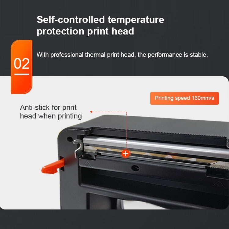 ZJ-9250 100x150mm USB Thermal Label Printer, Plug:UK Plug(Black) - Printer by PMC TechLife | Online Shopping South Africa | PMC TechLife | Buy Now Pay Later Mobicred