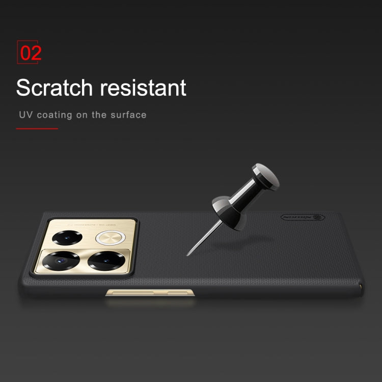 For Infinix Note 40 Pro+ 5G / 40 Pro 5G NILLKIN Frosted PC Phone Case(Black) - free shipping - PMC TechLife - Order now!