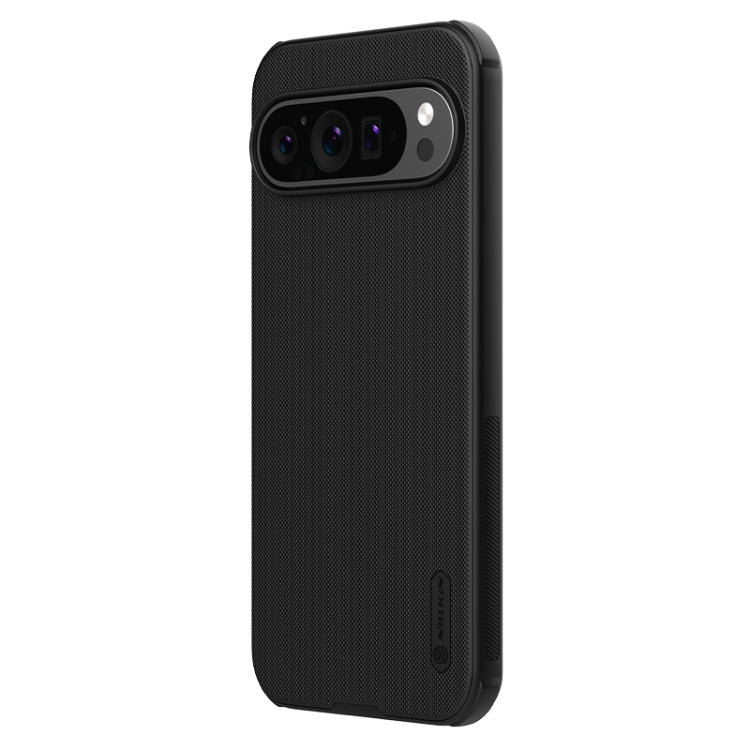 For Google Pixel 9 Pro NILLKIN Frosted Shield Pro Magnetic Phone Case(Black) - Google Cases by NILLKIN | Online Shopping South Africa | PMC TechLife | Buy Now Pay Later Mobicred