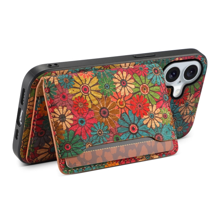 For iPhone 16 Card Slot Holder Phone Case(Spring Green) - iPhone 16 Cases by PMC TechLife | Online Shopping South Africa | PMC TechLife | Buy Now Pay Later Mobicred