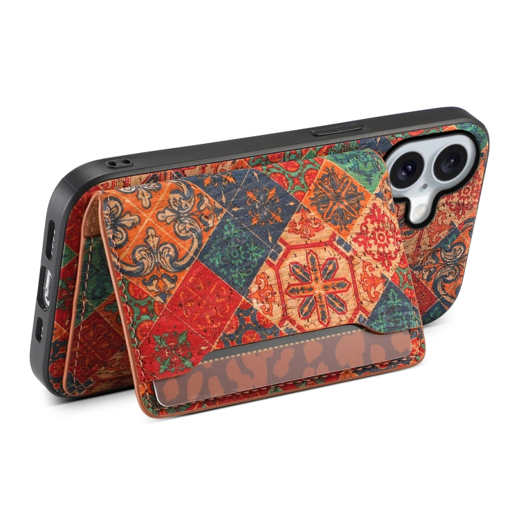 For iPhone 16 Plus Card Slot Holder Phone Case(Winter Blue) - iPhone 16 Plus Cases by PMC TechLife | Online Shopping South Africa | PMC TechLife | Buy Now Pay Later Mobicred