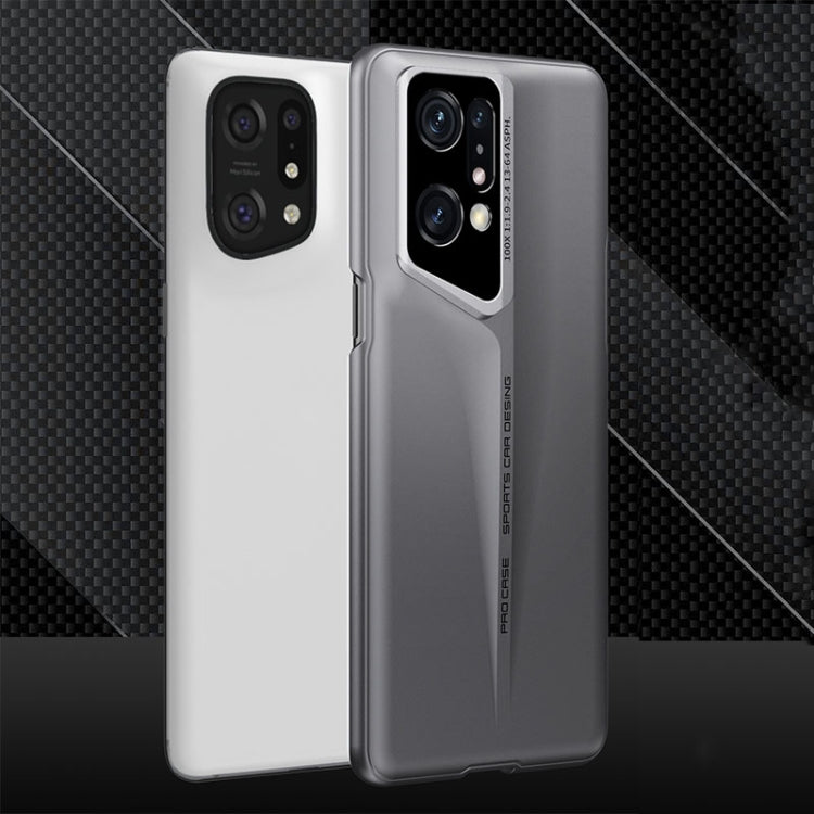 For OPPO Find X5 GKK Blade Ultra-thin Full Coverage Phone Case(Grey) - free shipping - PMC Jewellery - Order now!