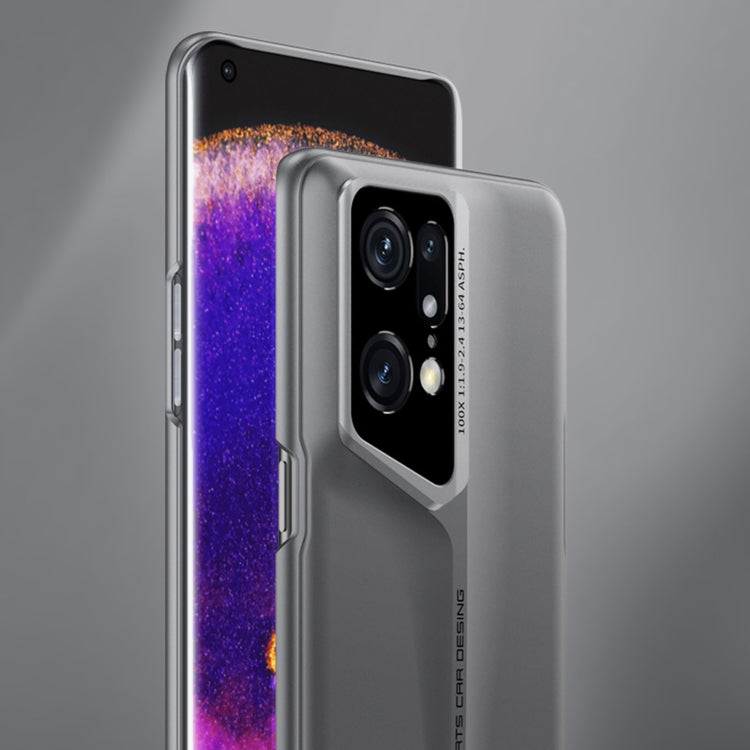 For OPPO Find X5 GKK Blade Ultra-thin Full Coverage Phone Case(Grey) - free shipping - PMC Jewellery - Order now!