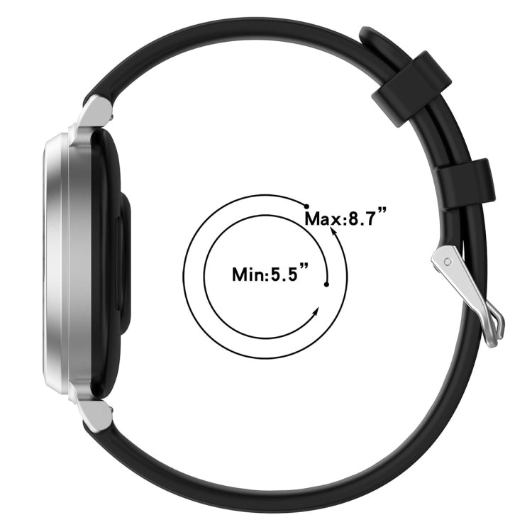 For Garmin Lily 2 14mm Silver Buckle Silicone Watch Band Wristband(Starlight) - Watch Bands by PMC TechLife | Online Shopping South Africa | PMC TechLife